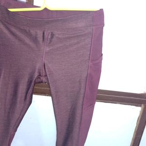 orginal Decathlon Sports pant 28-30size purple colour brand decathlon