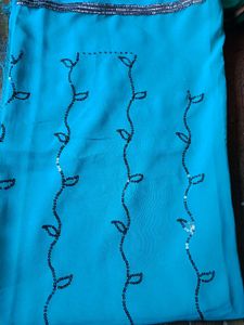 Embroidered Saree
