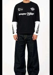 Cropped Racing Tshirt
