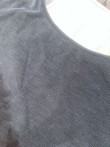 y2k Ribbed Crop Top with Inner Camisole