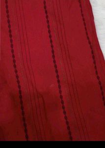 Black kurta with beautiful red palazz