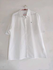 Lacoste White Short Sleeve Shirt