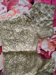 Elegant Brocade Blouse