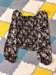 Floral Long Sleeve Top