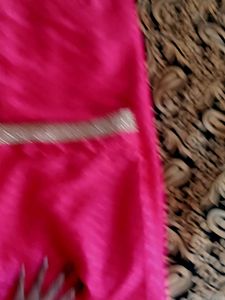 Stunning Pink  sare with blouse