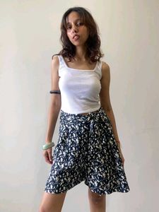 Stylish Printed Wrap Skirt