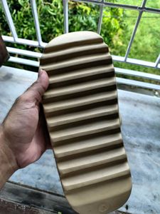 Comfortable Beige Slide Sandals