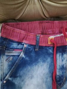 Stylish Men's Blue Washed Jeans