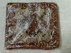 🆕 Embroidered Set of 5 Cushion Covers