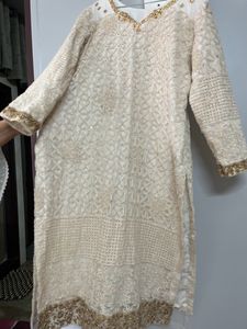 Embossed Embroidered Kurta For Any Occasion