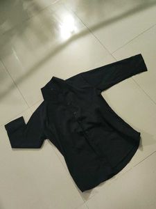 Classic Black Button-Up Shirt