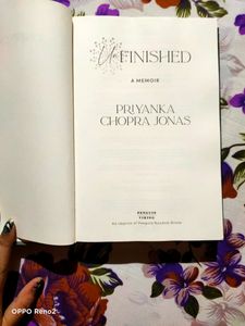 Priyanka Chopra Unfinished Book