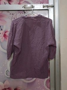 Women's Plaid Button-Up Shirt