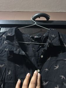 Bird Print Sleeveless Top