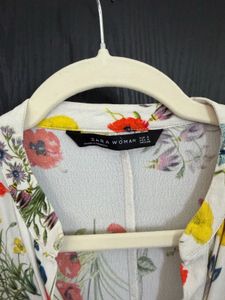 Zara Floral Print Blouse