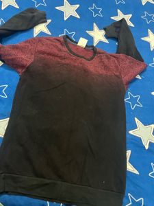 Men's Ombre Crew Neck Sweatshirt