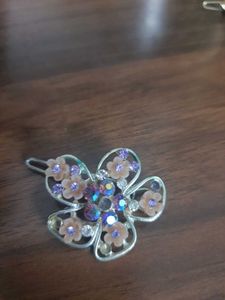 Stone Hair Clips