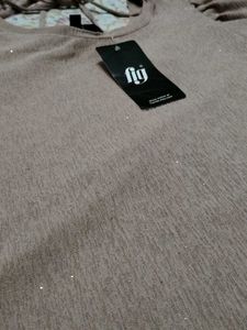 Sparkly Puff Sleeve Top