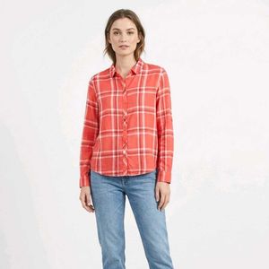 DNMX Chic Plaid Button-Up Shirt
