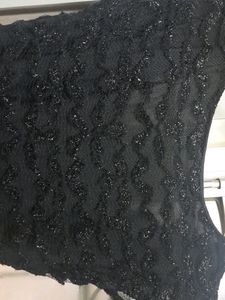 Gown, A- Line, Women, Color-Black
