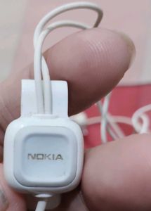 White Wired Earphones