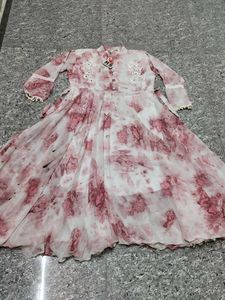 Beautiful Printed Ethnic Gown