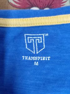 Blue Graphic Print T-shirt