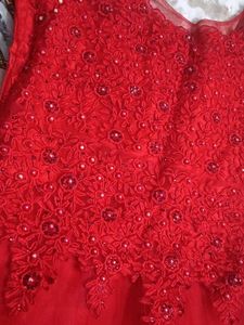 Beautiful Red Embellished Gowns
