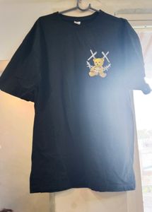 Oversized Back Print T Shirt