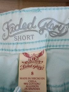 Cute Light Blue Denim Shorts