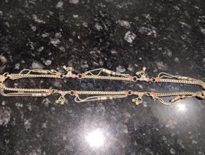 Elegant Silver Anklets with Bells
