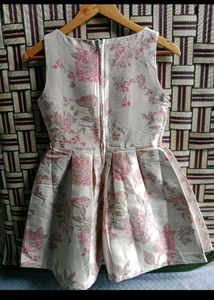 Floral Print Fit and Flare Dress