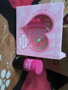 Hudavoji Lip Mask & Oil Set with Etude Water Tint