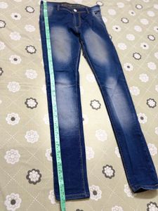 Men’s Vintage Stylish Blue Wash Denim Jeans