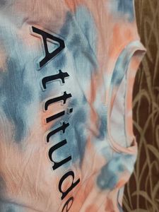 Trendy Tie-Dye Attitude Tee
