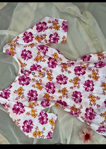 Pretty Floral Print Kurta