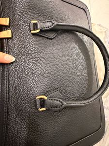 Kate Spade New York Black Leather Satchel Handbag