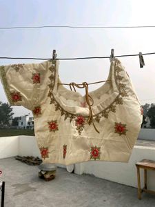 Off-white Lehanga Choli
