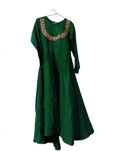 Elegant Emerald Green high low gown