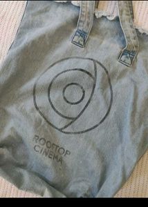 Denim Tote Bag - Rooftop Cinema