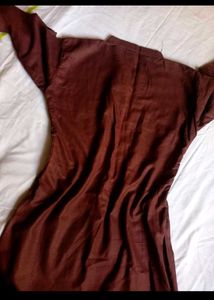 Cotton Kurti With Beads Work
