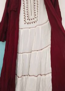 Maroon Ethnic Kurta
