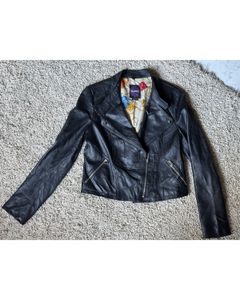Sheepskin Leather Jacket - Thrifted