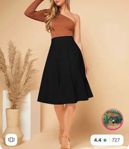 Chic One-Shoulder Skater Dress