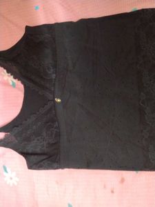 🕸️Lace Goth Black Cami Top🕸️