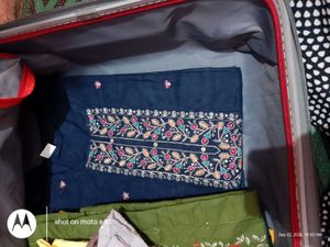 brand new full embroidery work kurties