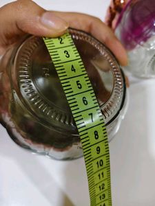 Glass Jars with Rose Gold Lids