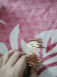 244. Geometric Golden Bracelet