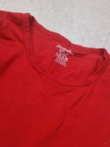 Red Long Sleeve Tee