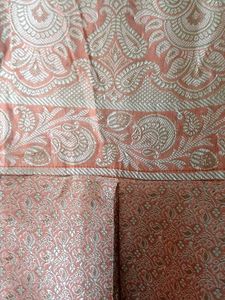 Elegant Peach Ethnic Gown